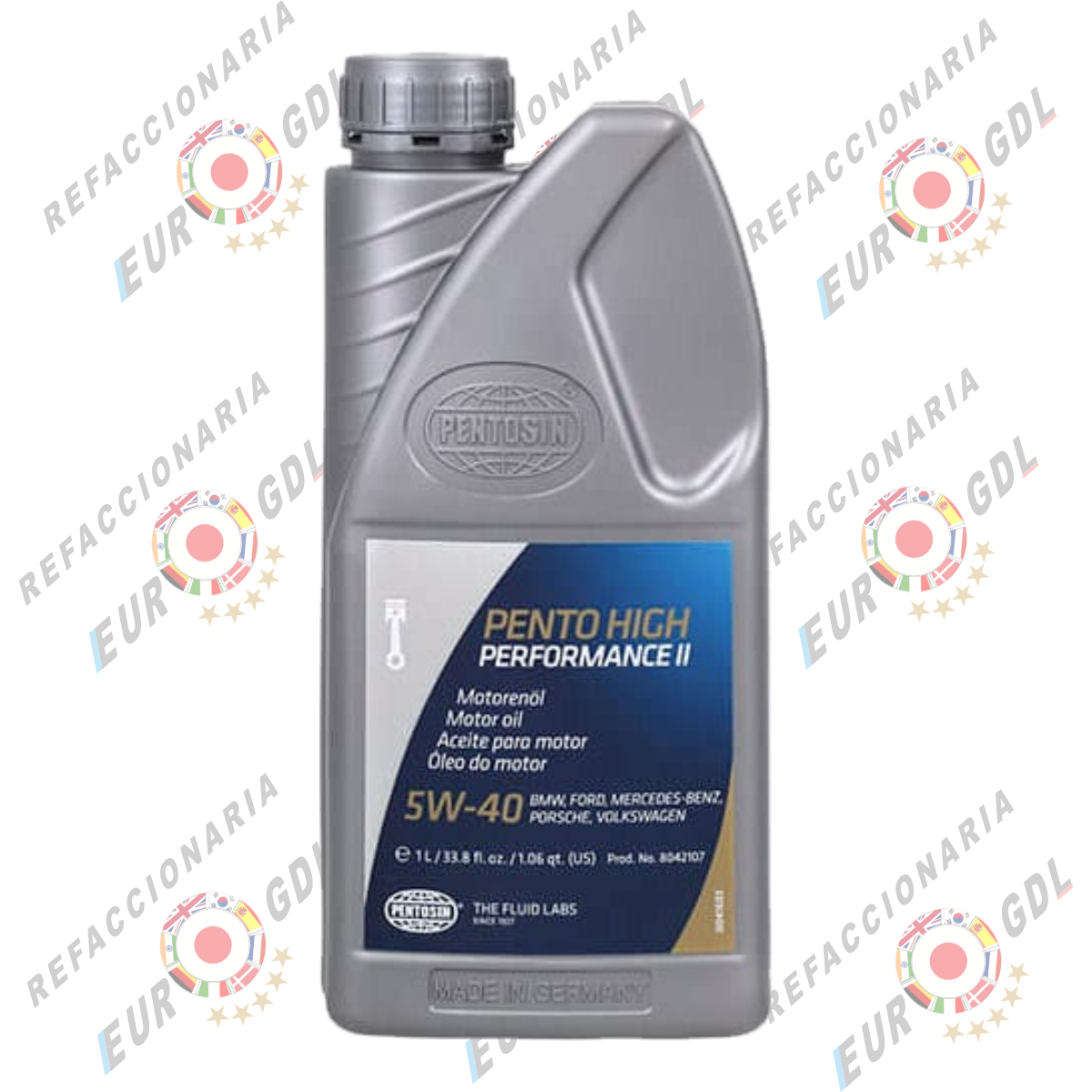 Aceite Sintético PENTOSIN Pento High Performance II 5W-40 1 Litro